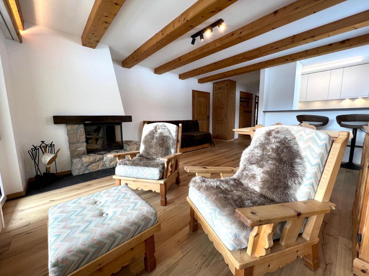 Cosy Apartment Facing Piz Rosatsch St. Moritz Eksteriør billede