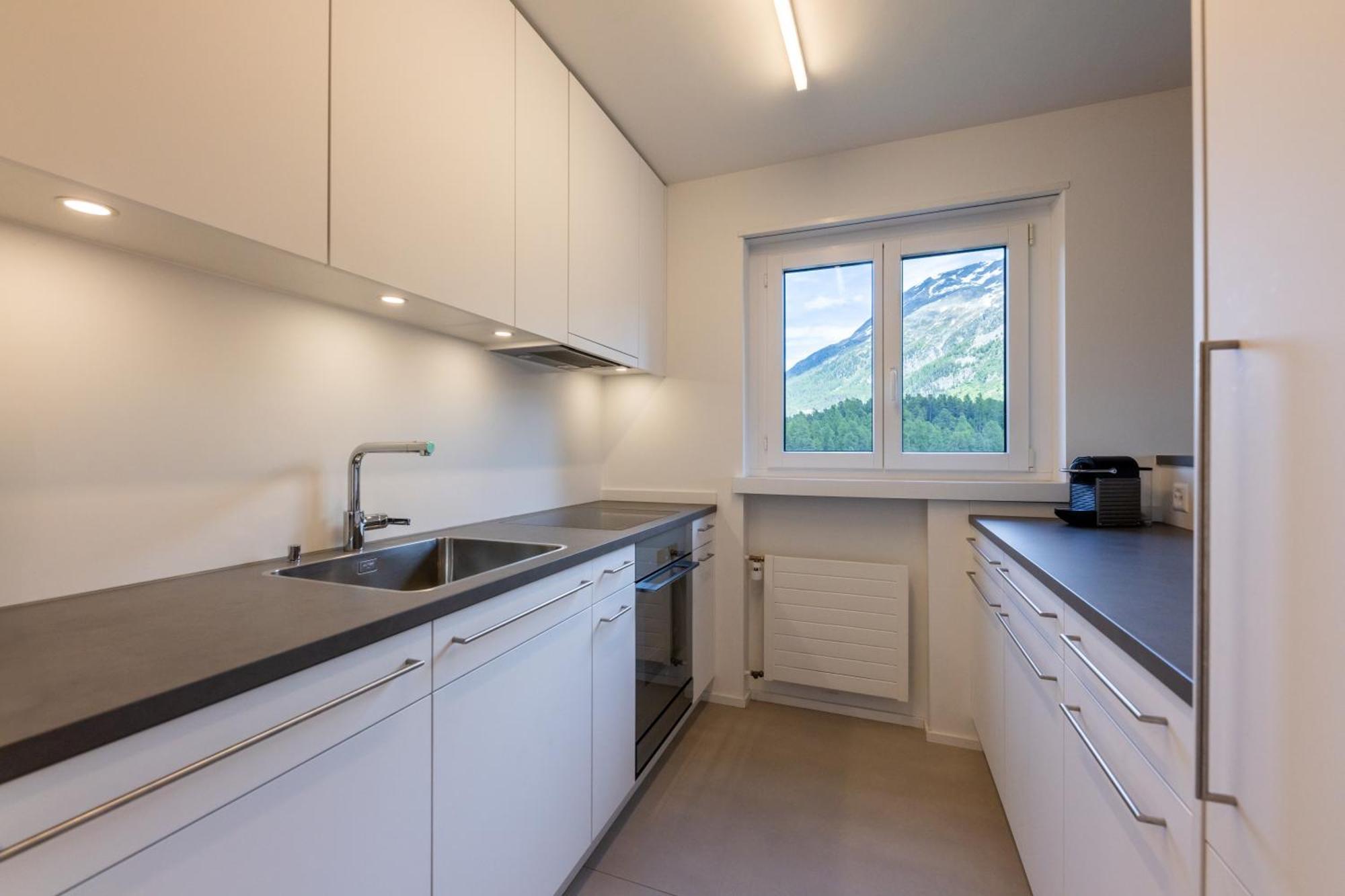 Cosy Apartment Facing Piz Rosatsch St. Moritz Eksteriør billede