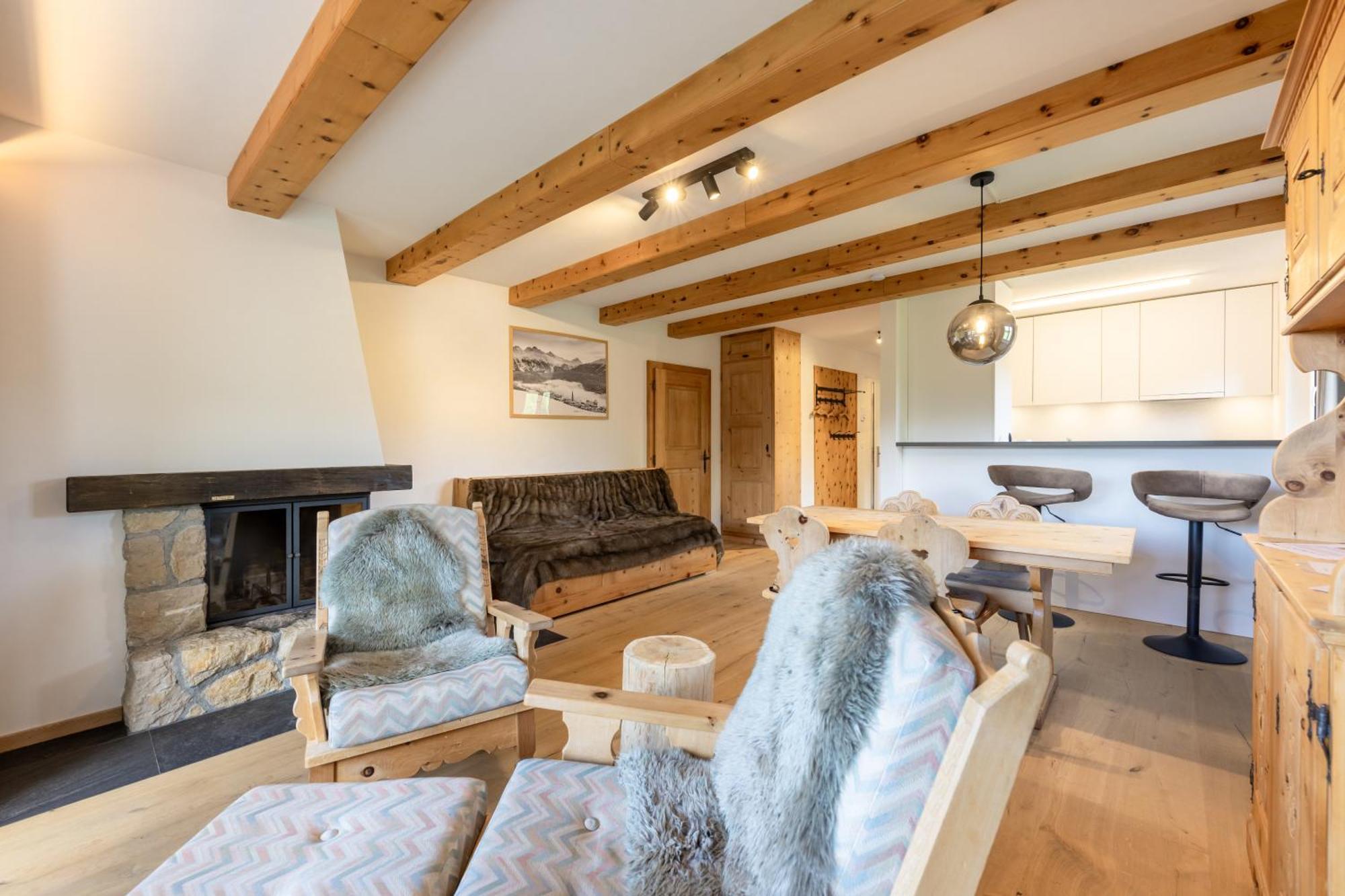 Cosy Apartment Facing Piz Rosatsch St. Moritz Eksteriør billede